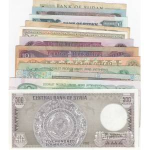 Mix Lot, Total 12 ARABIAN COUNTRY banknotes lot