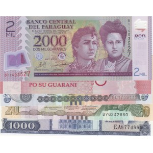 Mix Lot, 5 banknotes in whole UNC condition