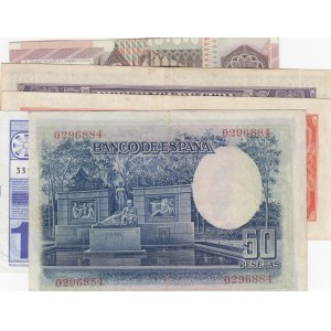 Mix Lot, 5 banknotes in whole Different condition