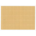 Donation Tiles / Stickers, For the Reconstruction of Warsaw, part of a sheet, 45 pieces (121)