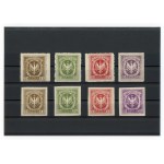Stickers for Polish Legionnaires, 1916. Set of 8 (203)