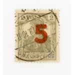 Gniezno issue, 1919. Canceled 5/2 f. stamp. Guarantee (211)