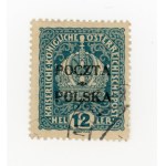 Krakow edition, 1919. Canceled 12-h stamp. Guaranteed (214)