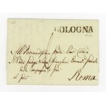 Italy, letter from Bologna to Rome, 1845 (325)