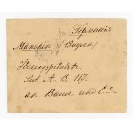 Envelope of a letter sent from Warsaw to Munich, 1907 (1368)