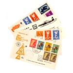 Netherlands, 1958. Set of 4 airmail envelopes (415)
