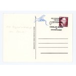 Czesław Słania - a philatelic item with an original autograph (451)