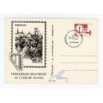 Czesław Słania - a philatelic item with an original autograph (454)