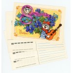 Ukraine, set of 4 envelopes from the 1990s (508)