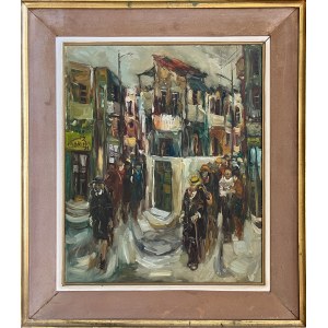 Moshe CHAUSKI (1935 Vilnius – 2014 Israel), City Scene
