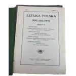 A set of five notebooks titled Polish Art: Painting, with covers designed by Józef MEHOFFER (1869, Ropczyce, near Lviv – 1946, Wadowice)