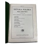 A set of five notebooks titled Polish Art: Painting, with covers designed by Józef MEHOFFER (1869, Ropczyce, near Lviv – 1946, Wadowice)