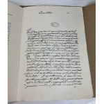 Filatelistický tisk Lóže Bílého havrana – Reprodukce dopisu krále Jana III. Sobieského papeži Inocenci XI.