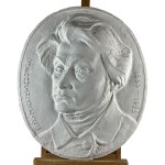 Jan Smyk (20th century), A plaque depicting Adam Mickiewicz