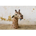 Katarzyna STACHURA (b. 1990), A Giraffe Savoring Acacia Leaves, 2025