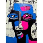 Ewelina LOCHMAN (ur. 1978), Black pink and blue, 2026