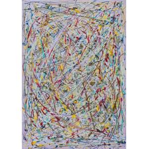 Mariola ŚWIGULSKA (b. 1961), A Warm Jazz Evening to the Rhythm of Pollock, 2026