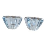 Orrefors, Pair of Candlesticks, Orrefors