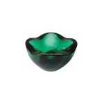 Designed by Rudolf Jurnikl, Green Popileniczka, Bohemia Glass