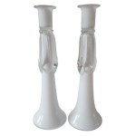 Designed by Jerzy Słuczan-Orkusz, Pair of Candlesticks, H.S. "Tarnowiec"