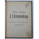 Kraszewski, Józef Ignacy, *The Poet and the World* (Vol. I), Lviv, 1872.
