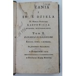 Karpowicz, Michał Franciszek, Kazania niedzielne (Tom II), Warszawa, 1808r.