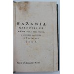 Karpowicz, Michał Franciszek, Kazania niedzielne (Tom II), Warszawa, 1808r.