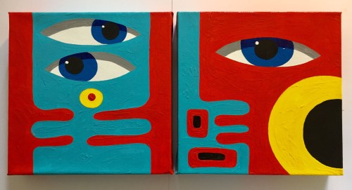 Aleksandra RUSAKOVA (ur. 1986), Spirit of the south, dyptyk, 2026