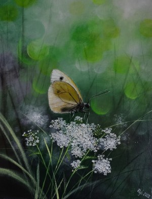 Beata MURA (ur. 1985), Na trawie, 2022