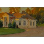 Bronisława Rychter-Janowska (1868 Kraków - 1953 Kraków), Para przed dworkiem