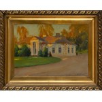 Bronisława Rychter-Janowska (1868 Kraków - 1953 Kraków), Para przed dworkiem