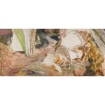 Jacek Malczewski (1854, Radom – 1929, Kraków), Detail from the composition “Harpy” (“Mermaid”), 1913