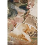 Jacek Malczewski (1854 Radom - 1929 Kraków), Fragment kompozycji „Harpya” („Syrena”), 1913