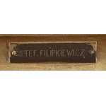 Stefan Filipkiewicz (1879 Tarnów - 1944 Mauthausen-Gusen), Zimowy pejzaż z rzeką