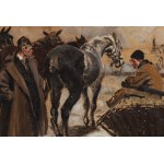 Zygmunt Józefczyk (1881, Kraków – 1966), By the Cart, 1919