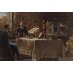 Antoni Gramatyka (1841, Kalwaria Zebrzydowska – 1922, Kraków), In a Collector’s Study, after/or 1915