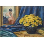 Teodor Grott (1884 Częstochowa - 1972 Kraków), Martwa natura z kaczeńcami