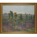 Abraham Neumann (1873, Sierpc – 1942, Kraków), A Field of Sunflowers