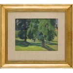 Stanisław Czajkowski (1878, Varsavia - 1954, Sandomierz), Paesaggio boschivo, 1943