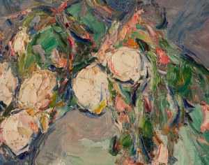 Włodzimierz Terlikowski (1873 Poraj k. Łodzi - 1951 Paryż), Bukiet opadłych kwiatów w wazonie, 1926