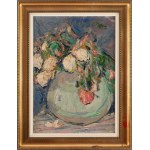 Włodzimierz Terlikowski (1873, Poraj near Łódź – 1951, Paris), Bouquet of Wilted Flowers in a Vase, 1926
