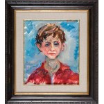 Jakub Zucker (1900 Radom - 1981 Nowy Jork), Chłopiec w czerwonej koszulce