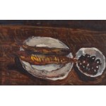 Natan (Nathan) Grunsweigh (Grunsweig) (1880, Kraków – 1956, Paris), Still Life with Herring