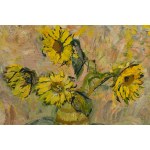 Zenon Kononowicz (1903, Honczary – 1971, Kazimierz Dolny), Sunflowers
