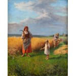 Władysław Szerner Jr. (1870, Szebenice – 1936, Szebenice), During the Harvest, 1925