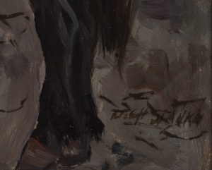 Leszek Stańko (1925 Sosnowiec - 2011 Katowice), Konie w gospodarstwie
