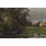 Jan Gasiński (1903, Wólka Grodzisk – 1967, Gdynia), Pond in Chylonia