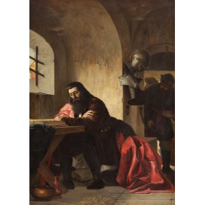 Bronisław Abramowicz (1837, Załuchów, Ukraine – 1912, Kraków), Konstanty Ostrogski in Moscow Captivity, 1877