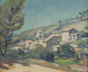 Baptistin Clement Jacquet (1895 - 1984), Pejzaż z Prowansji