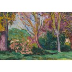 Jean (Jan Mirosław) Peské (Peszke) (1870 Gołta - 1949 Le Mans), Paesaggio estivo a Bois-le-Roi (L'été (Bois le Roi))